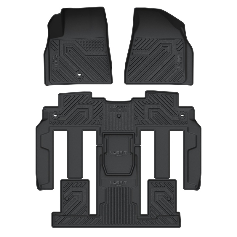 Fit for 2017 GMC Acadia Limited Floor Mats, Fit 2nd Row Bucket Seating Only