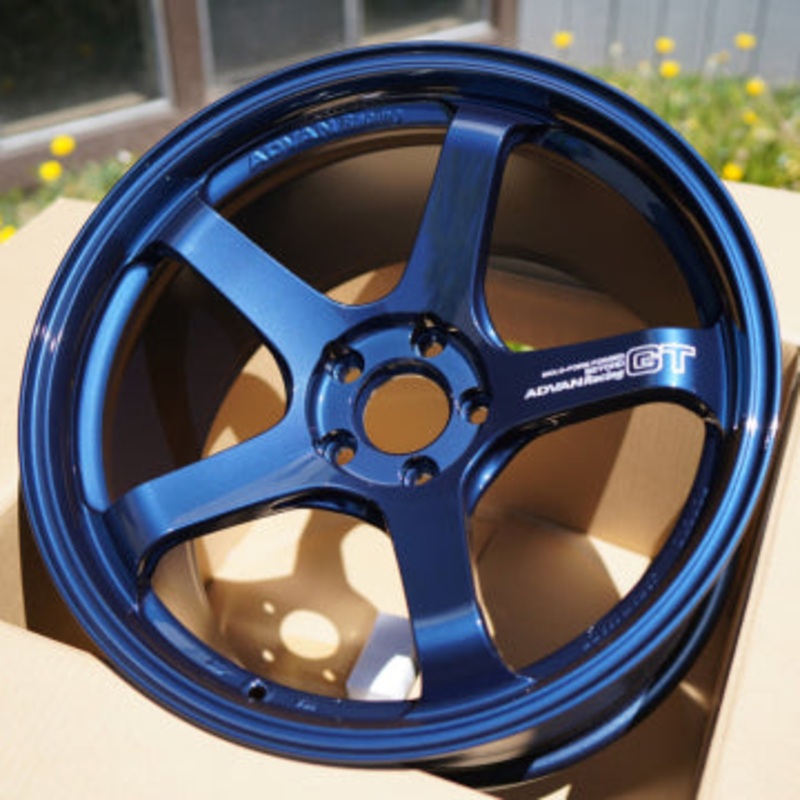 Advan Racing - GT Beyond Wheel (Concave 3) - 18x9.5 / Offset +38 / 5x120 (Racing Titanium Blue)
