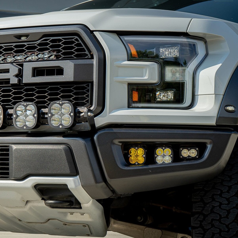 BAJA DESIGNS 2017-2020 Ford F-150 RAPTOR Squadron/S2 Sport Fog Pocket LED Light Kit