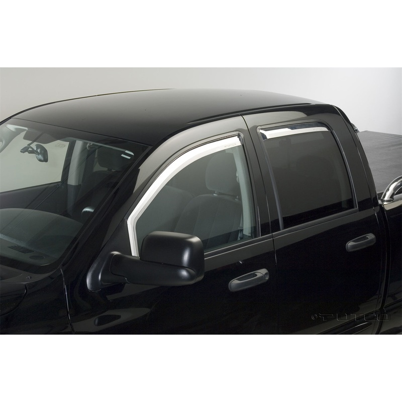 Element Chrome Window Visor Tape On 480180