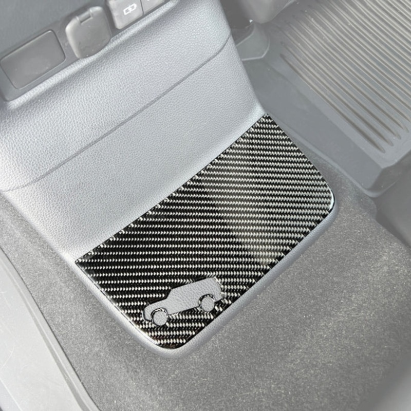 Tufskinz Rear Center Console Kick Plate Overlays for Land Cruiser (2024-2025)