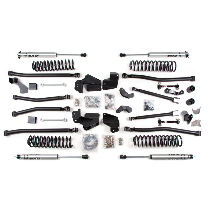 BDS Suspension 4" Long Arm Suspension Lift Kit 2007-2018 Jeep Wrangler JK 2 Door 1419H