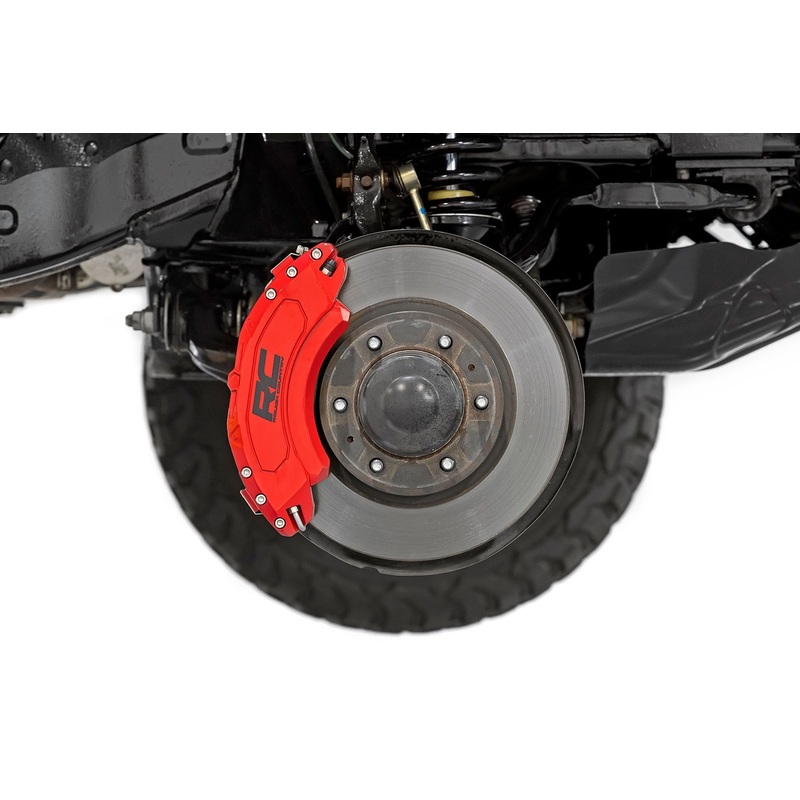 Caliper Covers | Front and Rear | Red | Chevy/GMC 2500HD/3500HD (11-19)