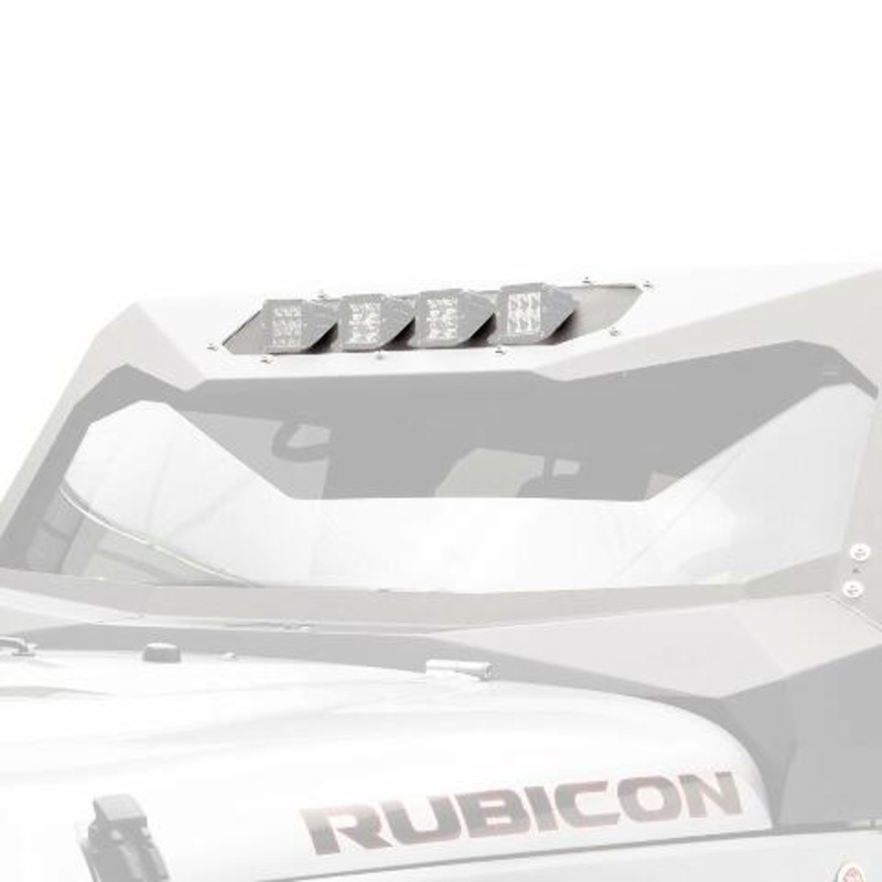 Fab Fours JK3021-1 ViCowl Light Insert Fits 07-18 Wrangler (JK)