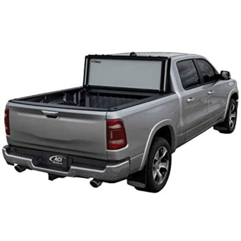 LOMAX G3050019 Stance Hard Tri-Fold Cover; Black Urethane Finish; Single Rail;