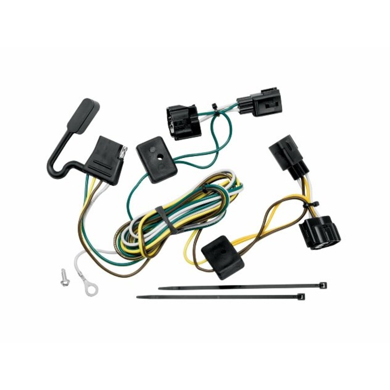 Tekonsha 118409 T-One T-Connector Harness, 4-Way Flat, Compatable with 1998-2006 Jeep TJ, 1998-2006 Jeep Wrangler, Black
