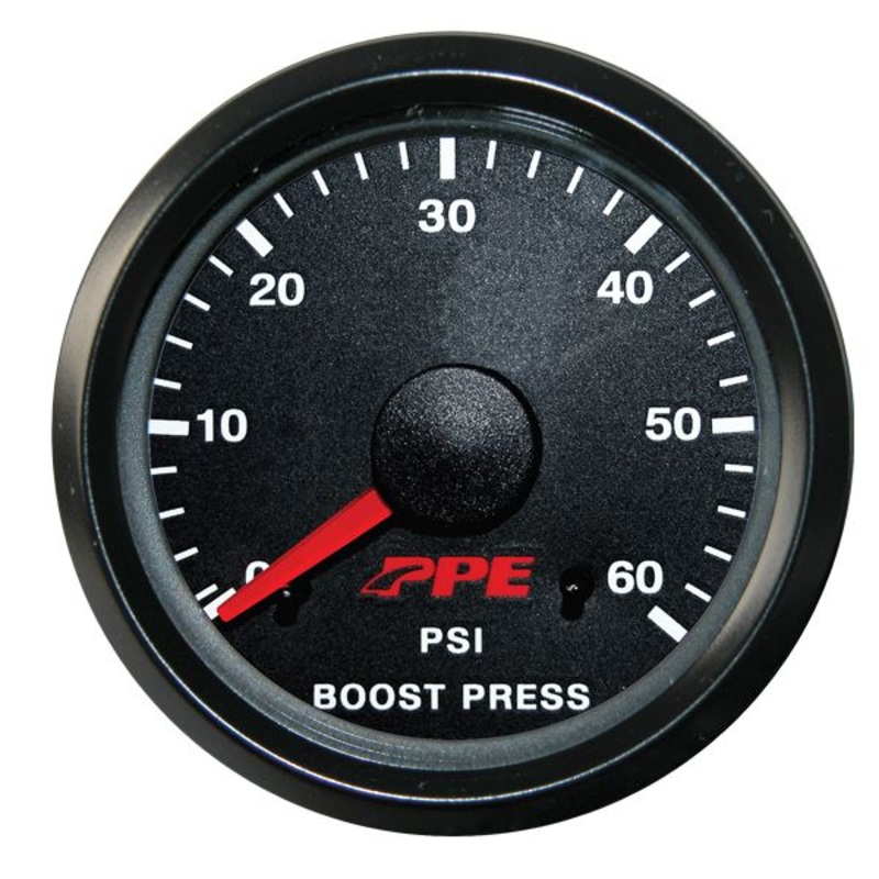 Turbo Boost Gauge W/Tubing Kit PPE Diesel