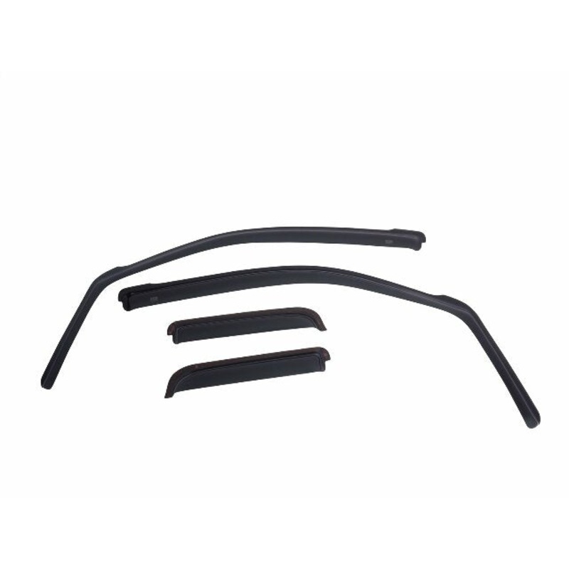 EGR 571861 Window Visors Full Set Truck Accessory with Smooth Smoke Finish, Compatible Compatible with Select  to  Chevrolet Tahoe Models 2020