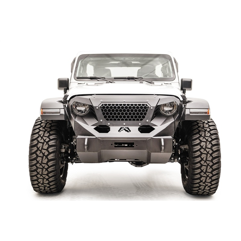 Fab Fours GR4650-1 Grumper Front Bumper Fits 18-20 Wrangler (JL)