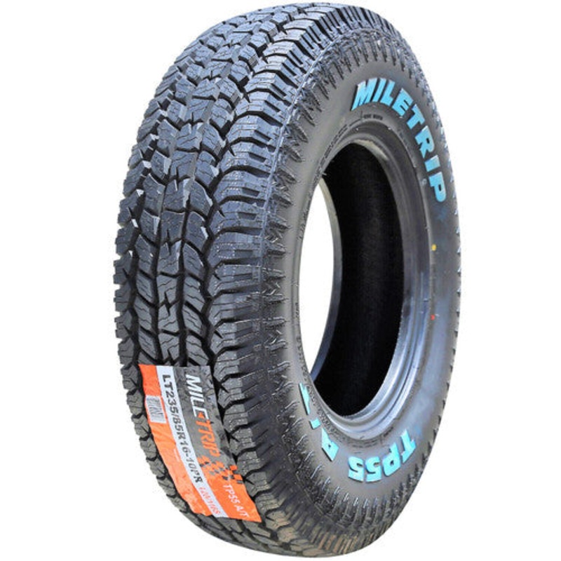 SET OF 4 MILETRIP TP55 A/T LT285/70R17 121/118Q, E (10 Ply) Light Truck Tires