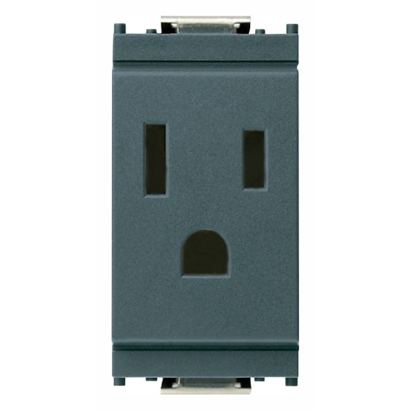 Vimar Single 110 Module Gray - 16245