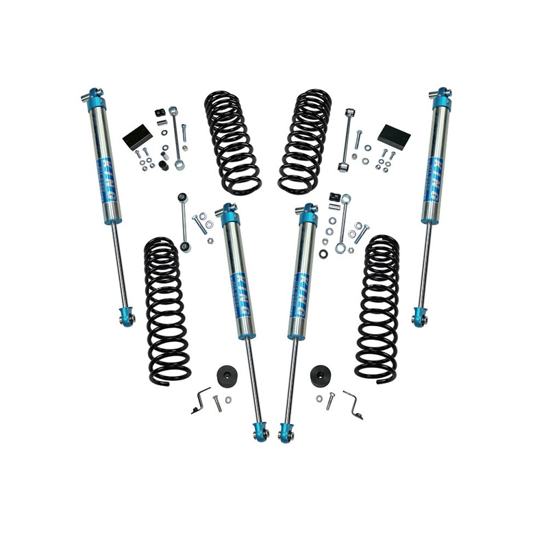 Dual Rate Coil 2.5" Lift Kit w/ KING 2.0 Shocks - 18-22 Wrangler JL - 4 door K183KG