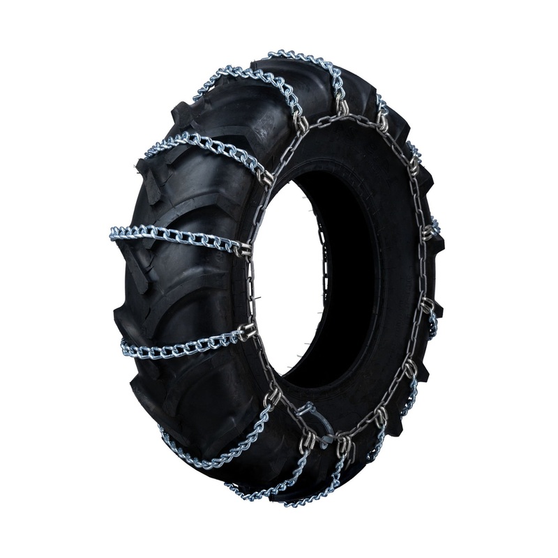 18.4-24 Fieldmaster Round Twist 4 Links Tractor Chains - 1 Pair