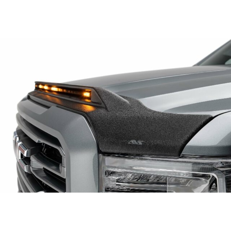 Auto Ventshade [AVS Aeroskin Hood Lightshield/Protector | Compatible with Jeep Wrangler (JK) Includes Unlimited | Low Profile Deflector/Bug Shield - 1 pc., Textured Black | 753060 2007-2018