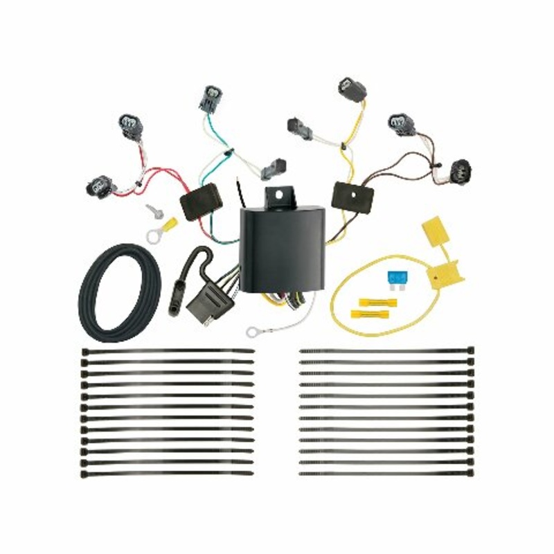 Tekonsha T-One T-Connector Harness, 4-Way Flat, Compatible with Select Honda Compatible with