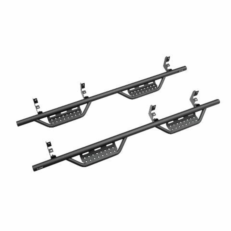 RealTruck Nerf RS Steps Compatible with Toyota 4Runner | Wheel-to-Wheel, Steel, Textured Black | 710416412 | Compatible with Toyota 4Runner (Doesn't Compatible with  Limited and 2010-2013 SR5 Models) 4 Door SUV 2010-2019