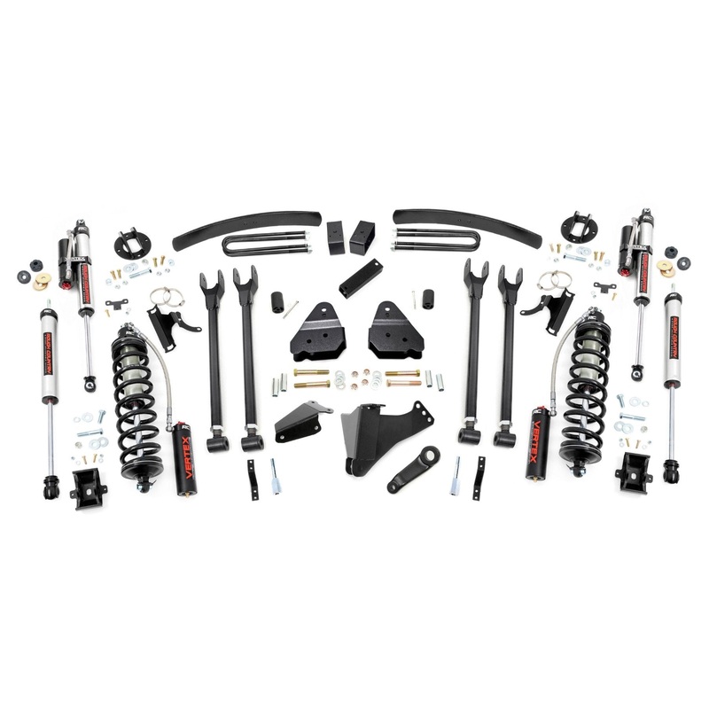 Rough Country 6 Inch Lift Kit Diesel 4 Link OVLDS C/O Vertex Fits Ford F-350 4WD 2005-2007