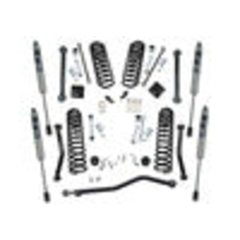 4" Dual Rate Coil Lift Kit w/ Fox Shocks - 20-22 Gladiator - Will NOT fit Mojave K196F
