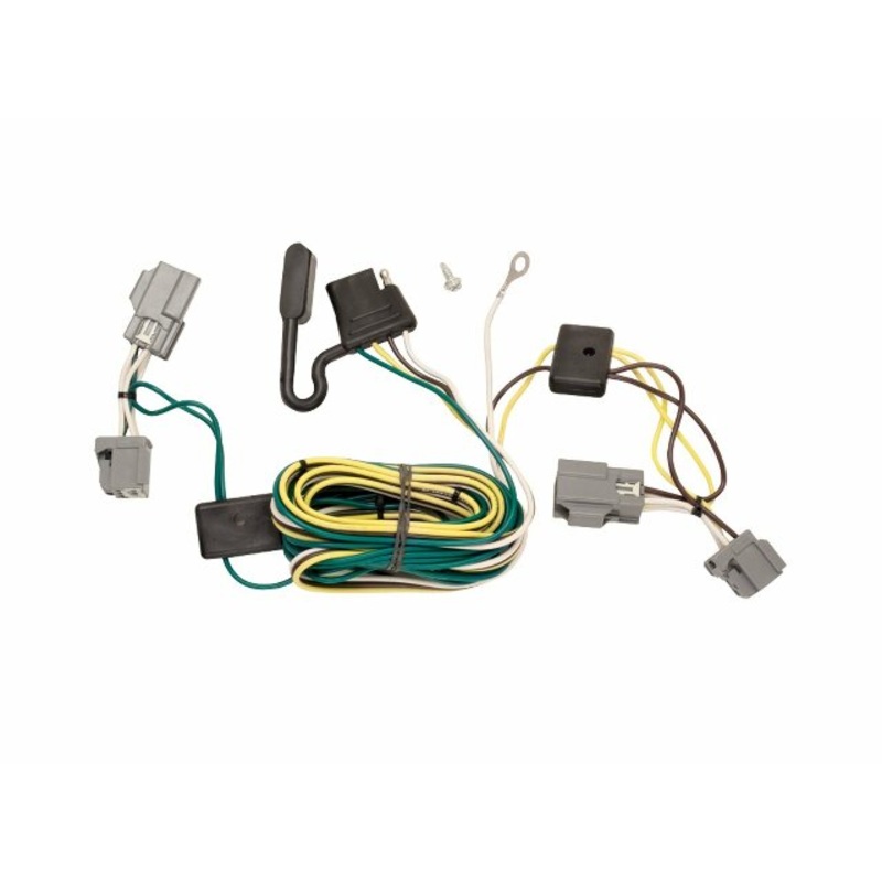 TEKONSHA 118395 T-One T-Connector Harness, 4-Way Flat, Compatable with 2005-2007 Ford Five Hundred, 2005-2007 Ford Freestyle, Black