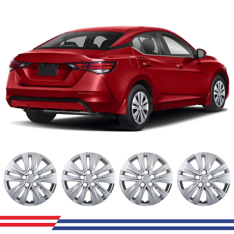 WINJET 16' Hubcaps Wheel Rims Cover for 2020-2025 NISSAN SENTRA  - Chrome