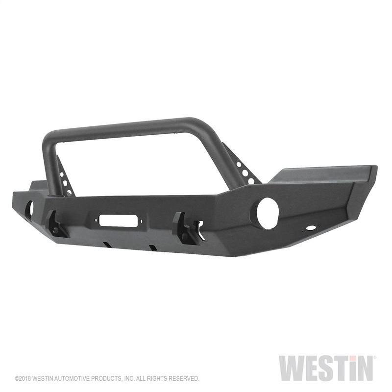 WJ2 Full Width Front Bumper w/Bull Bar 59-80045