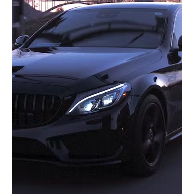 2015-2018 Mercedes-Benz C-Class C63 Style LED Headlights | W205 Sedan