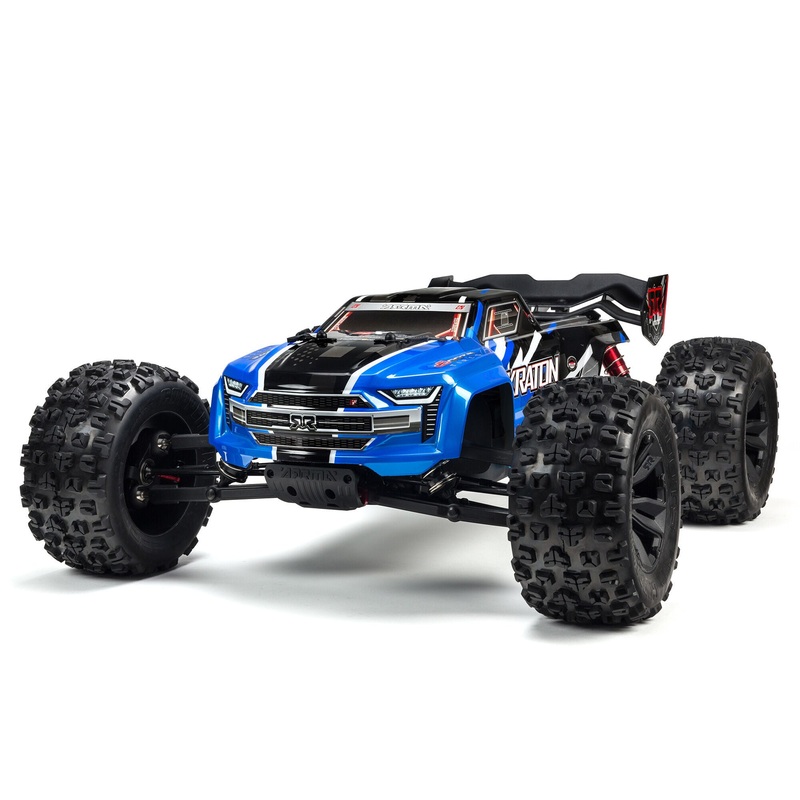 Arrma 1/8 KRATON 6S V5 4WD BLX Speed Monster Truck with Spektrum Firma RTR, Blue