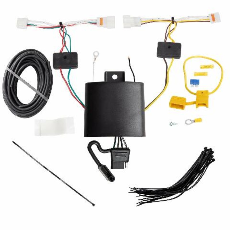 Tekonsha T-One T-Connector Harness, 4-Way Flat, Compatible with Select KIA Rio