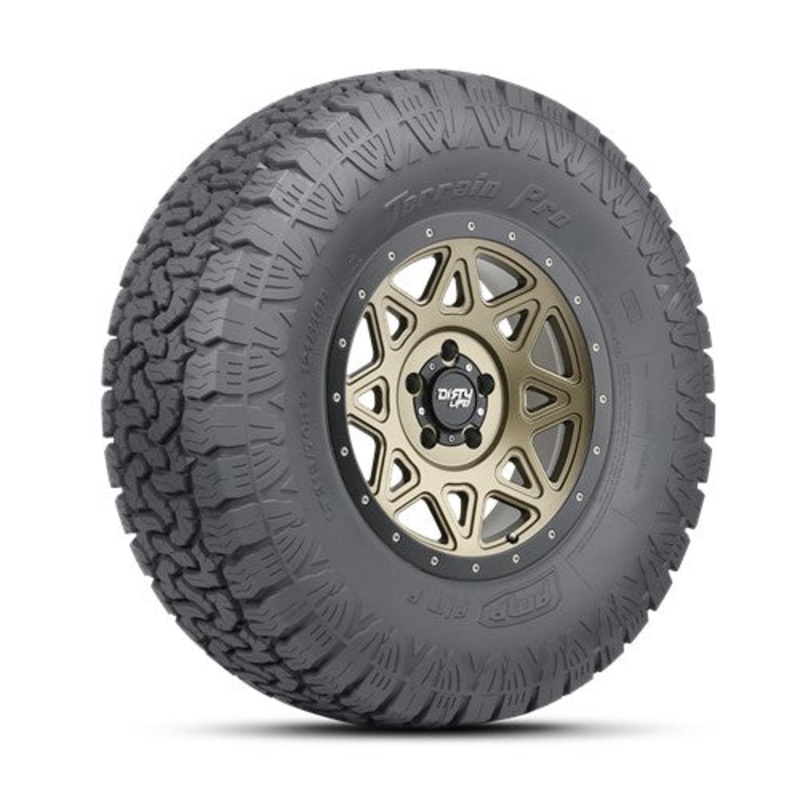 33x12.50R24LT/12 Amp Tires Terrain Pro A/T Tires Set of 6