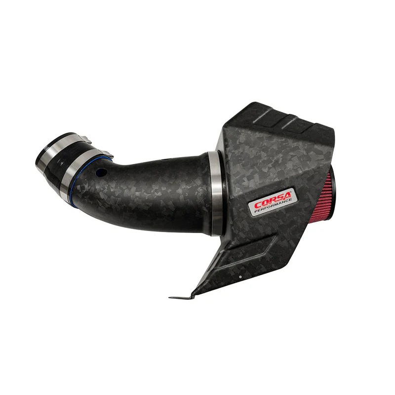 Corsa Performance - Forged / Carbon Fiber Air Intake | 2020-2024 Dodge Durango SRT Hellcat 6.2L | 2018-21 Jeep Grand Cherokee TrackHawk 6.2L