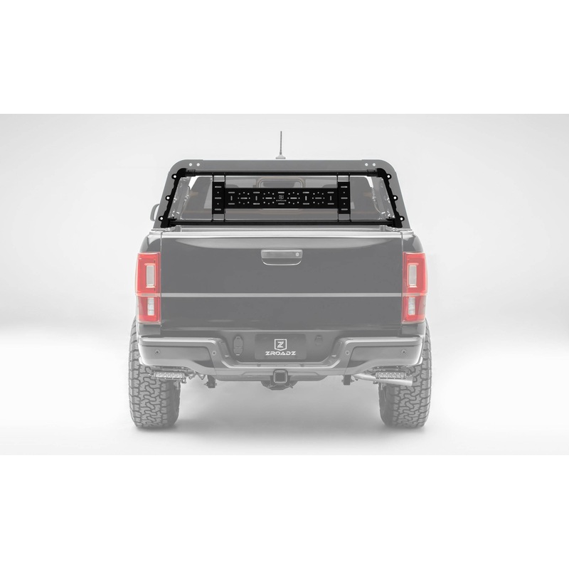 ZROADZ Z835001 Black Mild Steel Aluminum Overland Access Rear Gate Fits 2019-2023 Ford Ranger