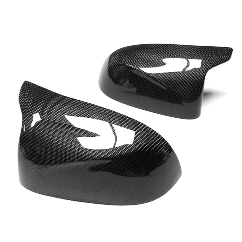 2018+ BMW X3M/X4M/X5M/X6M Carbon Fiber Mirror Caps | F95/F96/F97/F98