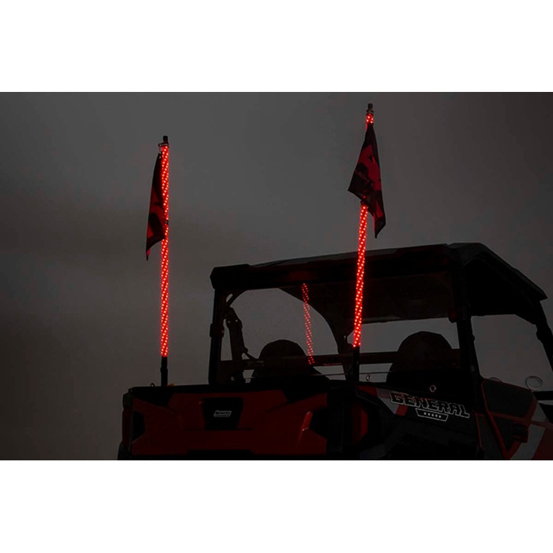 Multi-Color LED | Whip | 4' Long | Pair