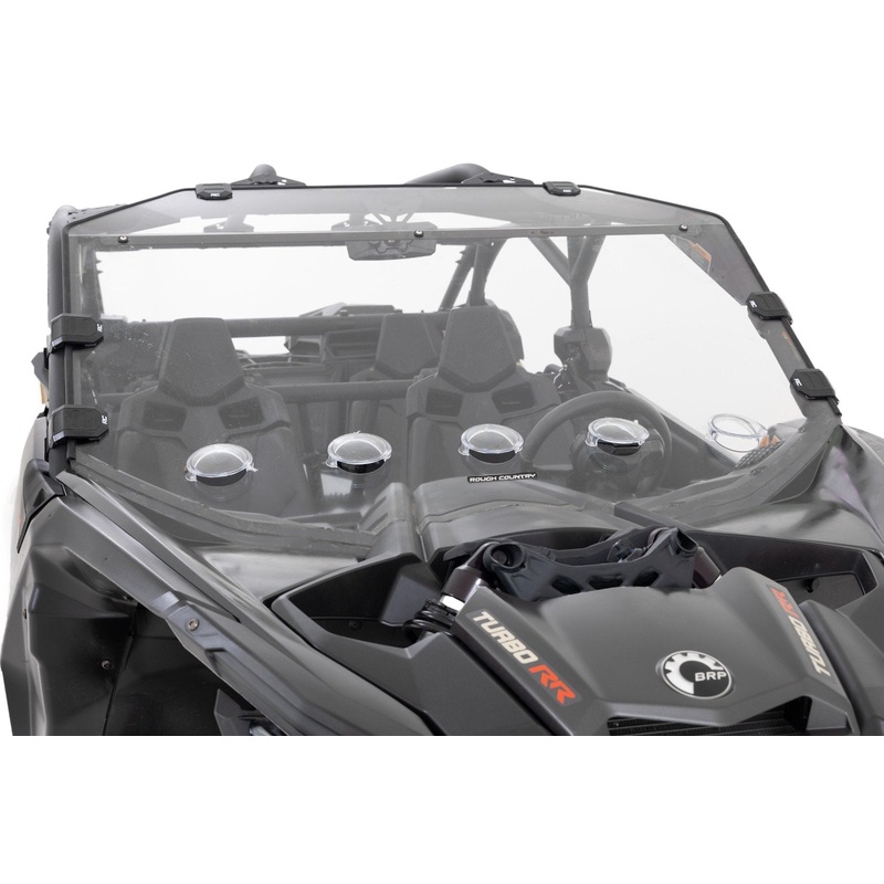 Vented Full Windshield | Scratch Resistant | Can-Am Maverick X3