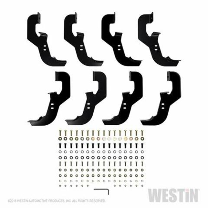 Westin 21-534680 PRO TRAXX 5 Oval Wheel to Wheel Nerf Step Bars