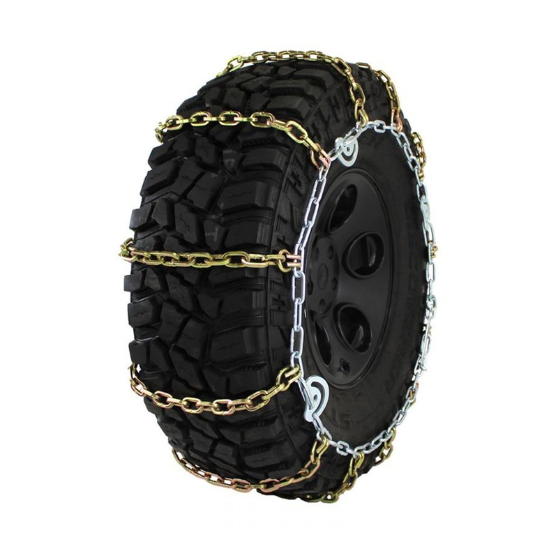 285/65-22.5 Quality Chain Light Truck Wide Base Square Link Alloy Cam - 1 Pair