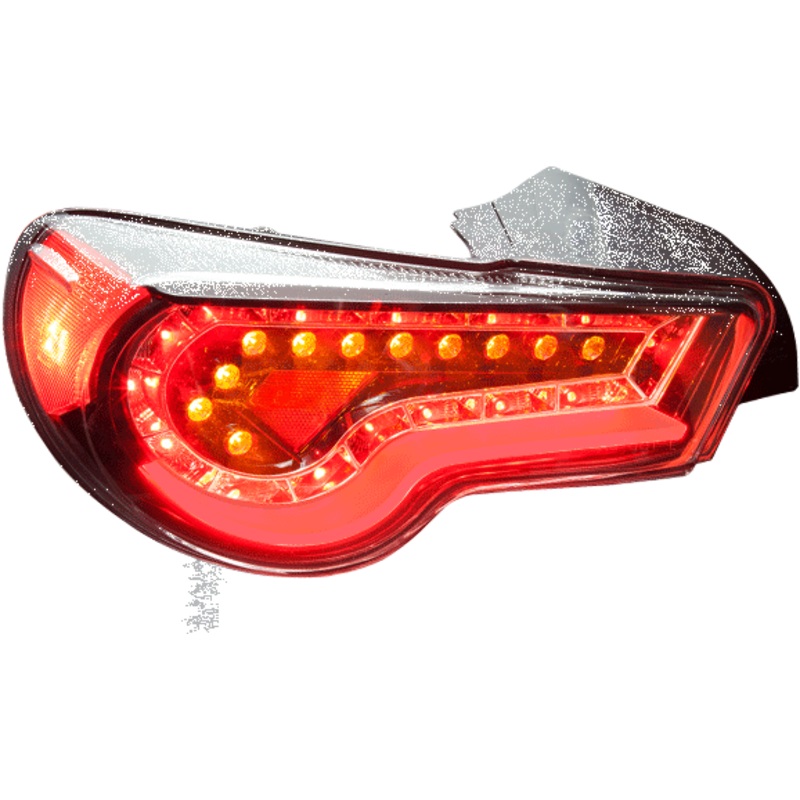For 2013-2016 Scion FR-S/2013-2016 Subaru BRZ LED Taillight - Glossy Black / Clear