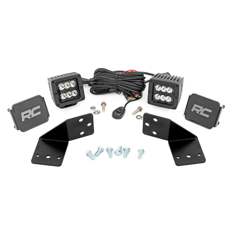 LED Light Kit | Rear Mount | 2" Black Pair | CFMOTO UFORCE 1000