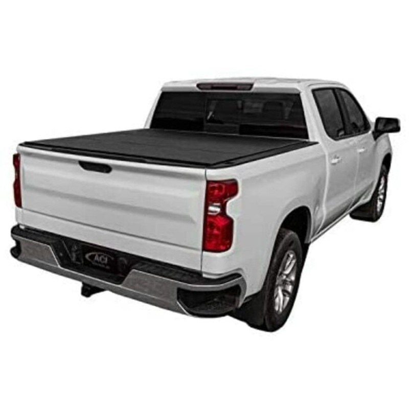 LOMAX B3010029 Hard Tri-Fold Cover; Black Urethane Finish; Split Rail;