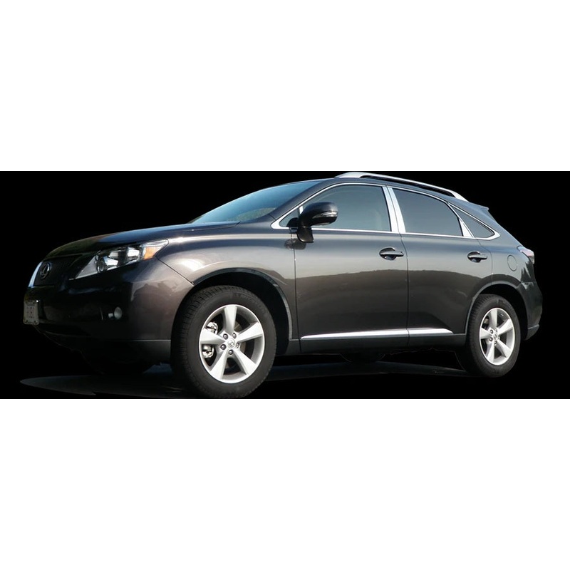 QAA PP10125 Stainless Steel Pillar Post Trim 4pc, Fits 2010-2015 Lexus RX350/RX450