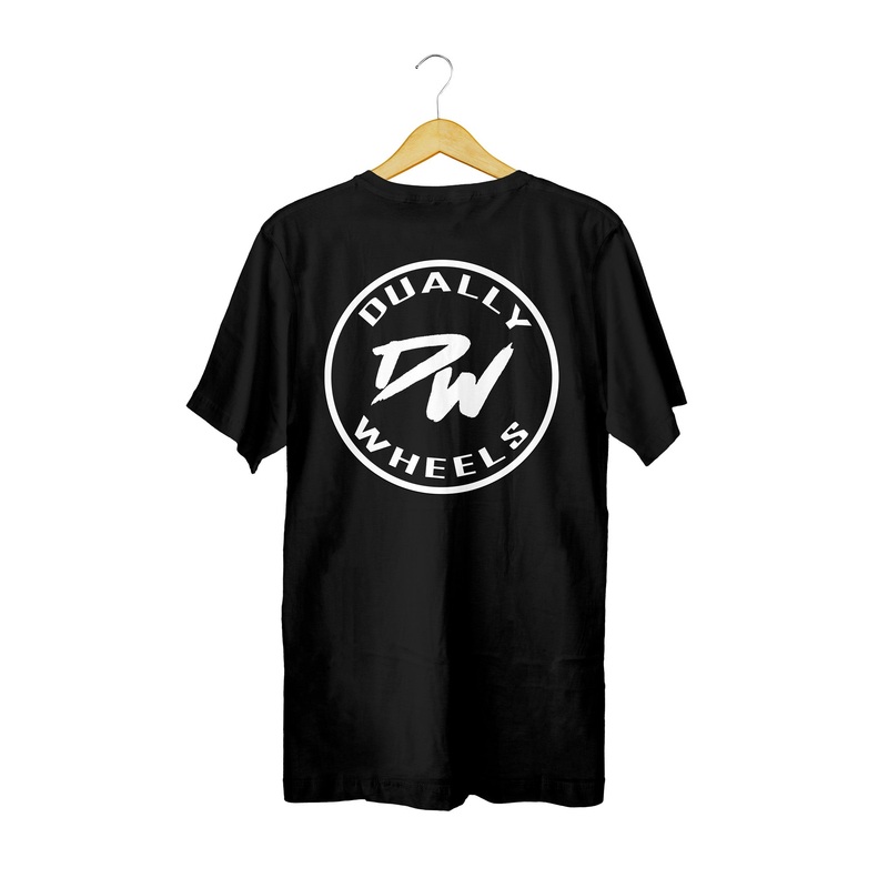 DuallyWheels.com Black Classic Logo T-Shirt (S)