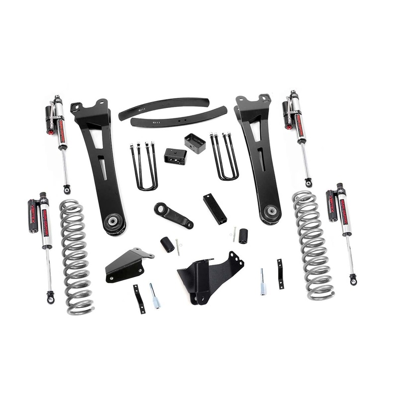 Rough Country 6 Inch Lift Kit Gas Radius Arm Vertex Fits Ford F-350 4WD 2005-2007