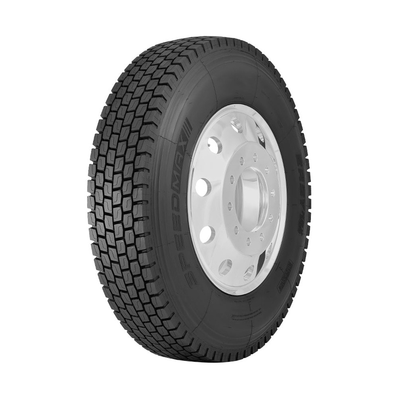 Set of 8 Tires 11R22.5 SpeedMax EasyMax CED03-DR Drive Open Shoulder 16 Ply L 149/146
