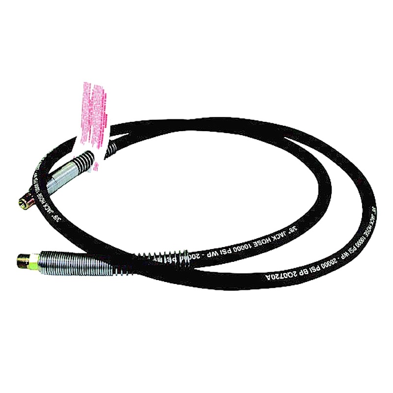 Haltec AHP-20H - Hydraulic Hose - 8 ft. Length, Hi-Flow Male Coupler, 3/8" NPT Ends
