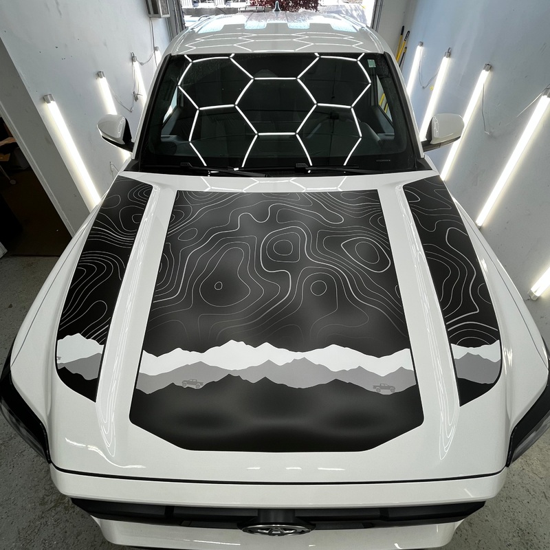 Taco Vinyl Apex Hood Stamp for Tacoma (2024-2025)