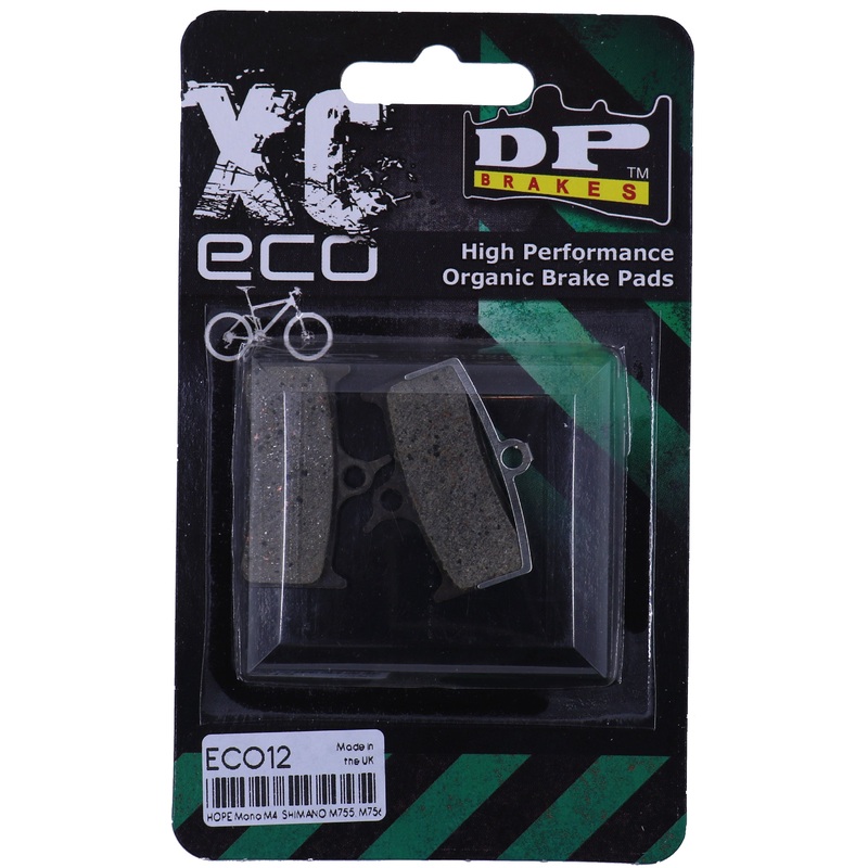 XC ECO - DP BRAKES Organic Disc Brake Pads for Shimano M755 Brake Systems