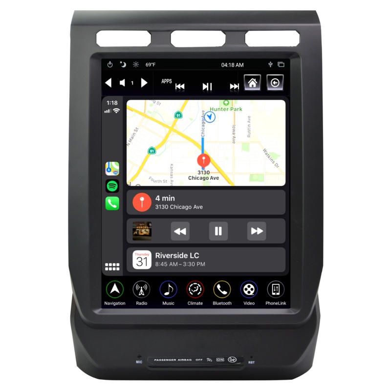 2015-2020 Ford F150 And 2017+ Super Duty Generation 4 T-Style Radio - TS-FDPU12-1RR-4B