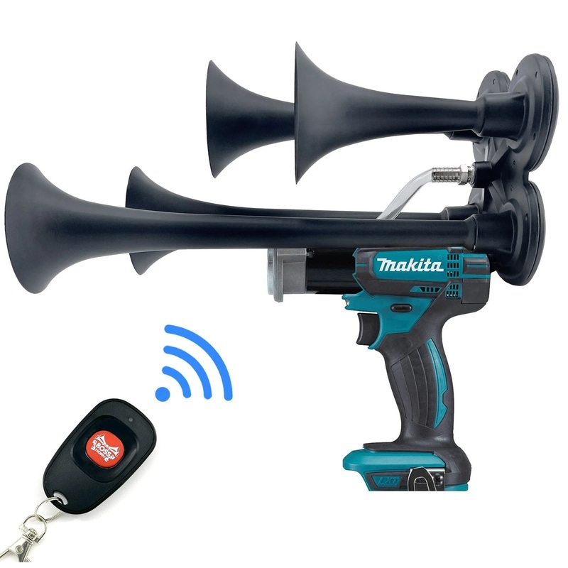 BossHorn Makita Train Horn Gun: Quad