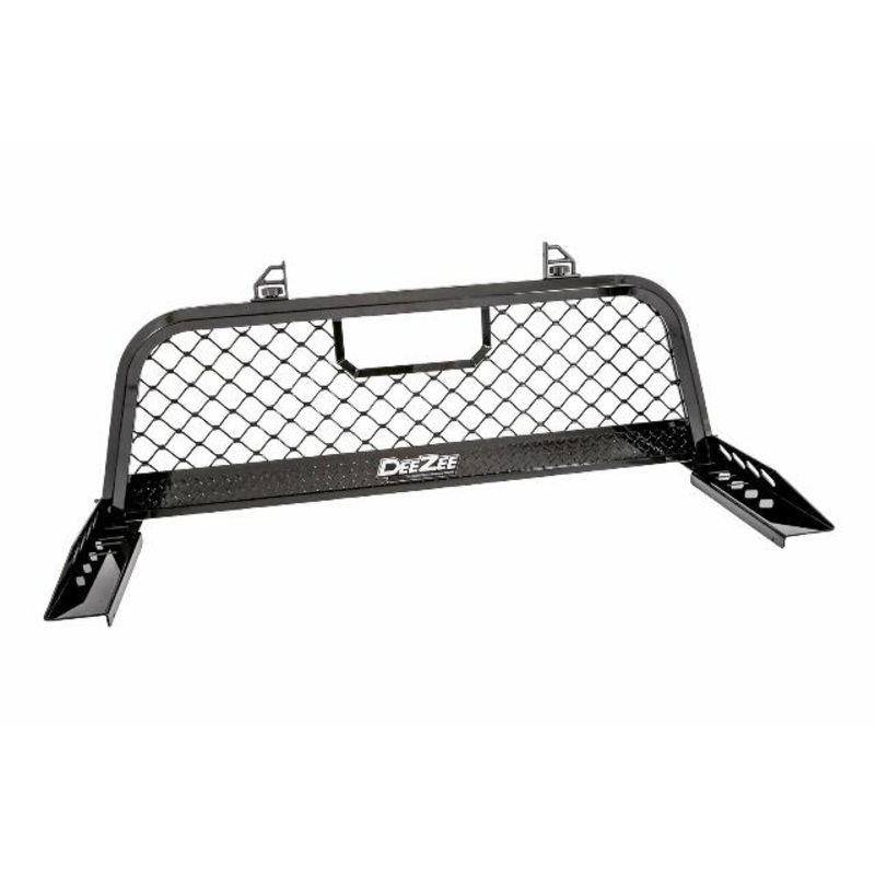 Dee Zee DZ95072RB Gloss Black Aluminum Mesh Cab Rack