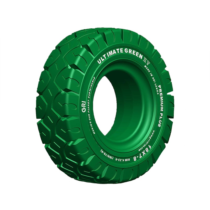 6.50-10 5" GRI ULTIMATE GREEN XT, Standard, Non-Marking, Solid, Green